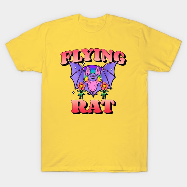 Flying Rat T-Shirt by nightDwight